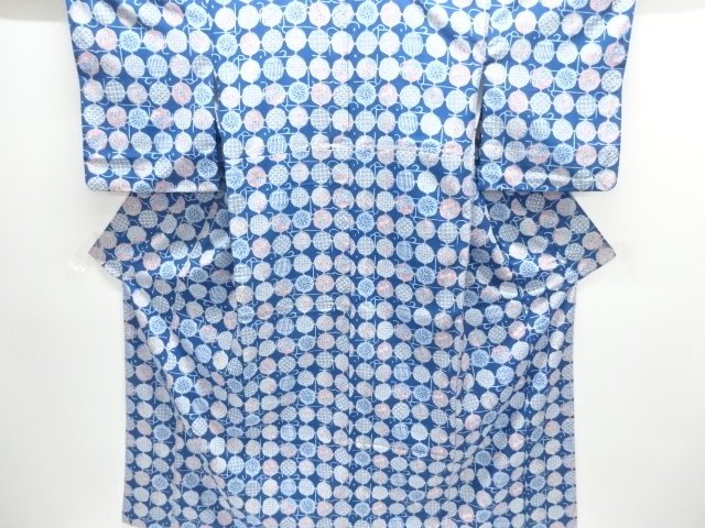 花古典柄小紋着物